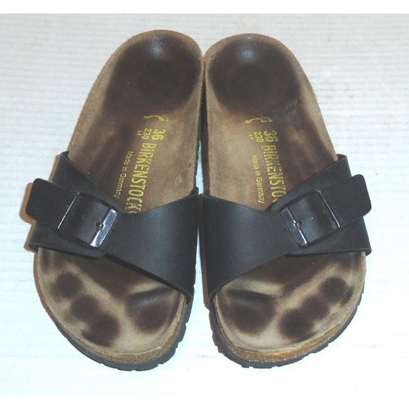 Birkenstock Women's Single Strap Leather Sandals EU Size: 36 US Size: 5/5.5 - Picture 1 of 6